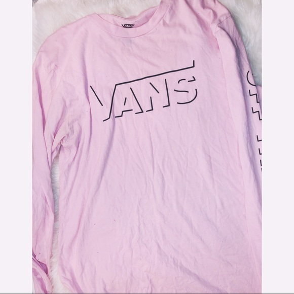 Vans Other - Vans Baby Pink Long Sleeve✨MEDIUM